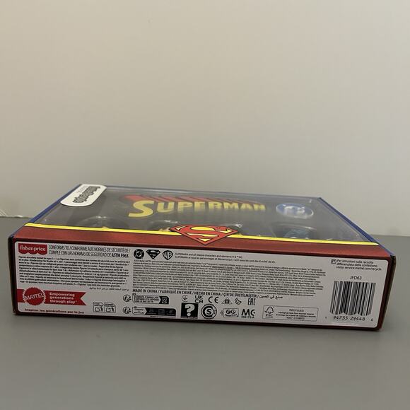 LITTLE PEOPLE COLLECTOR Superman DC Mini Figures 4 Pack Set NEW - Picture 4 of 4